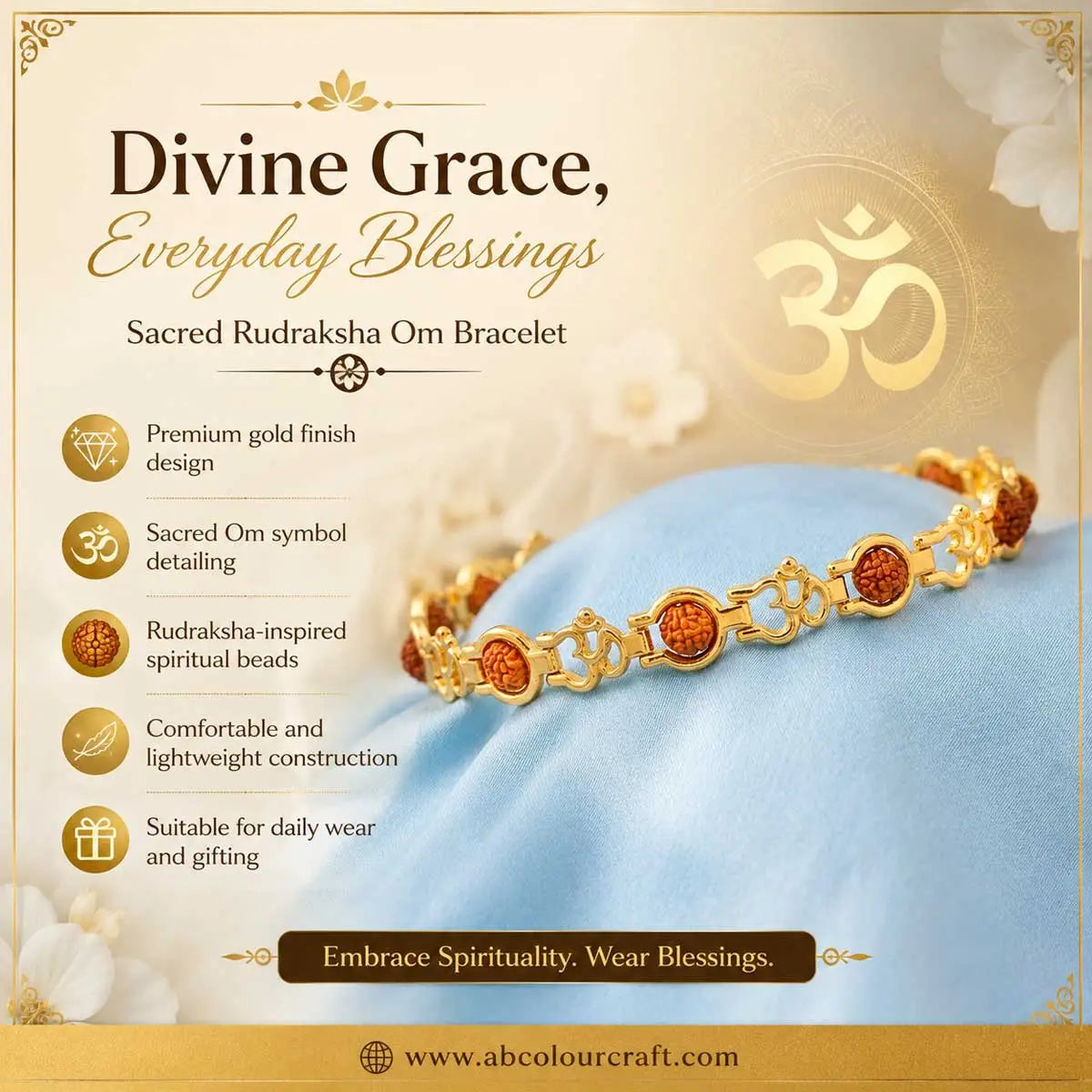 Spiritual Gift Bracelet with Om Design