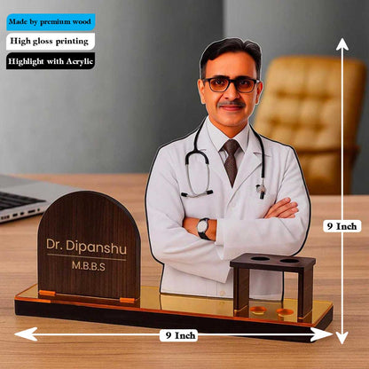 Personalized Doctor Desk Name Plate