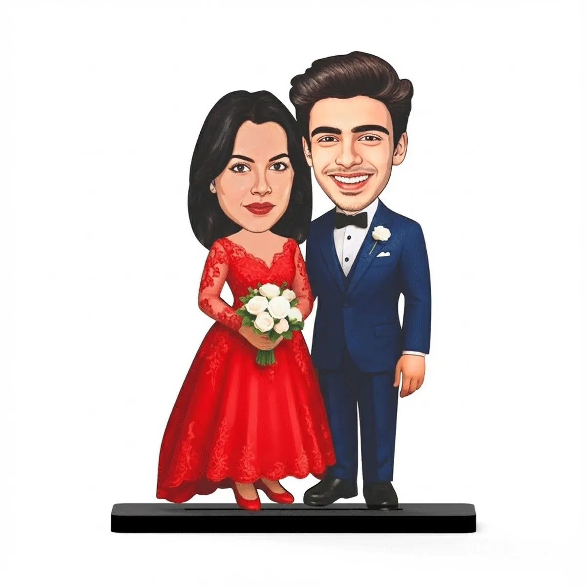 Custom Couple Caricature Standee / Unique Tabletop Home Decor