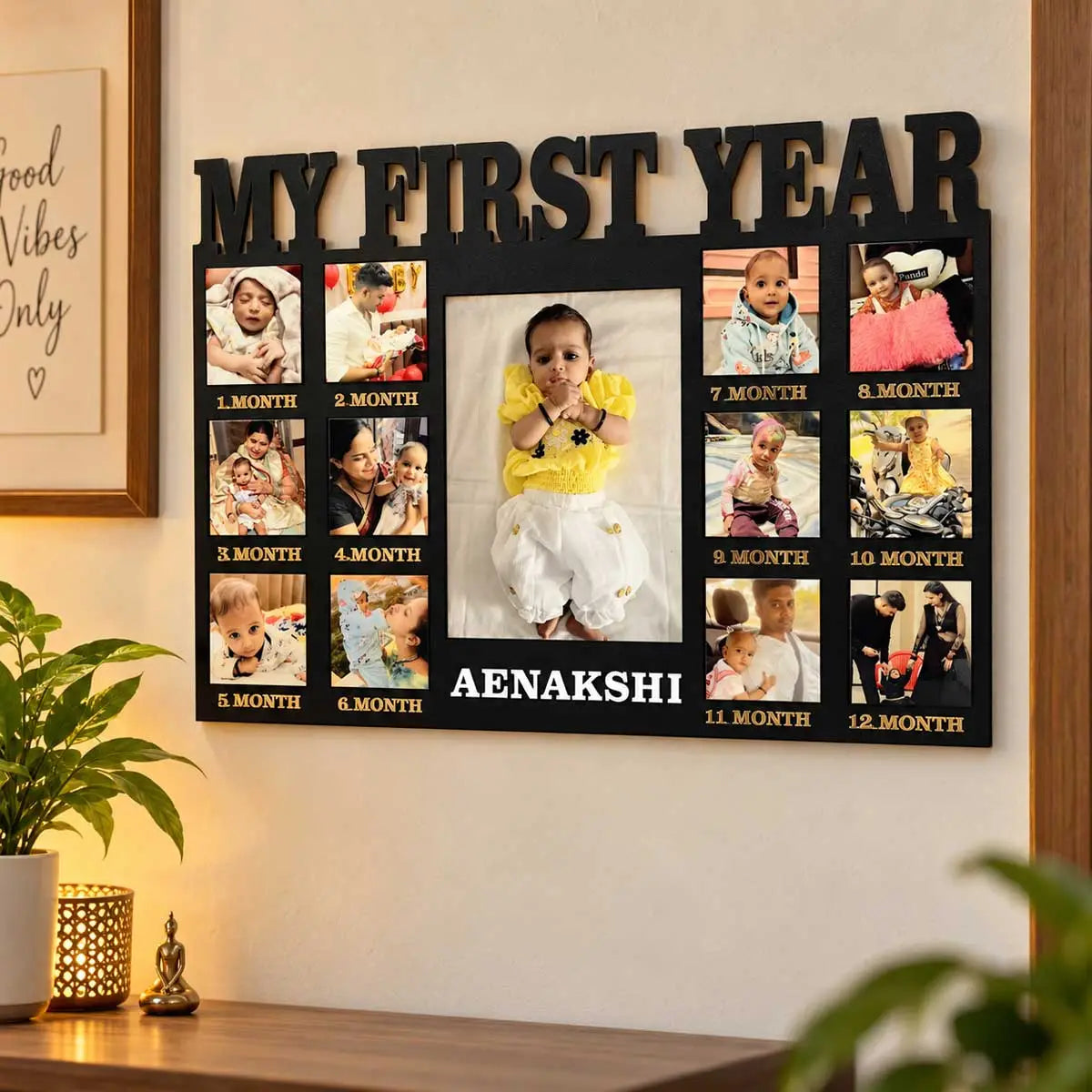 baby milestone frame
