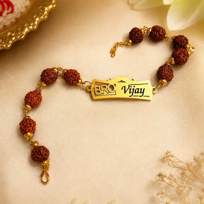 brass rakhi