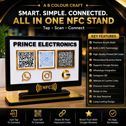 business review stand