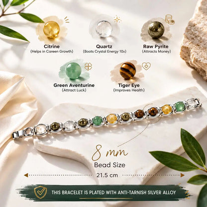 crystal bracelet for wealth