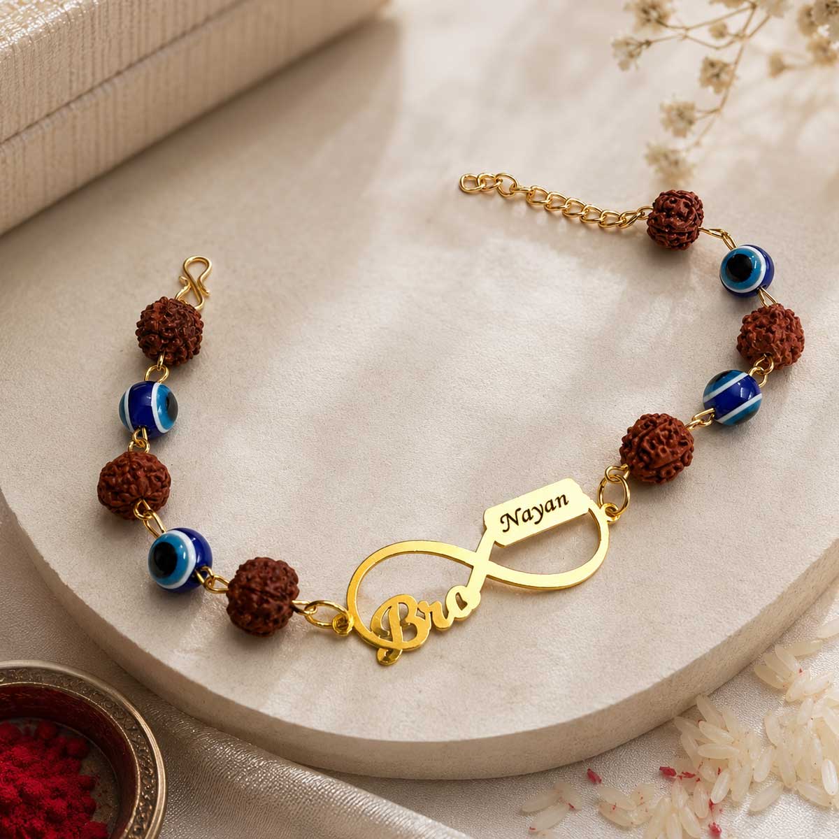 custom name rakhi