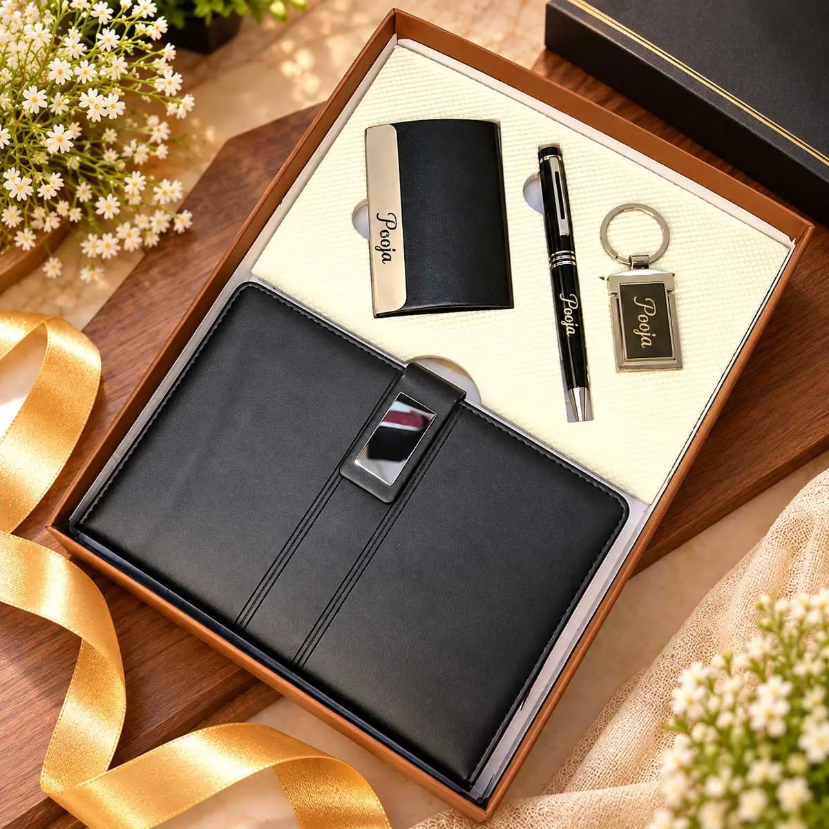 customized diary pen keychain card holder