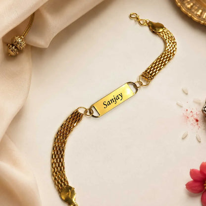 engraved name rakhi