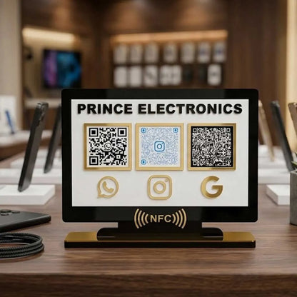nfc google review stand