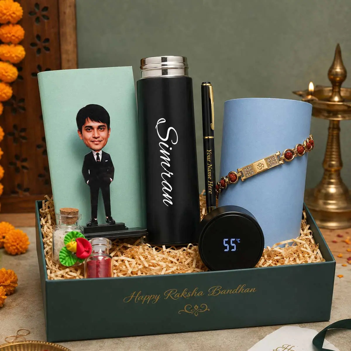 personalized rakhi gift for brother