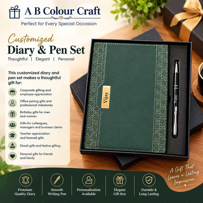 premium leather diary