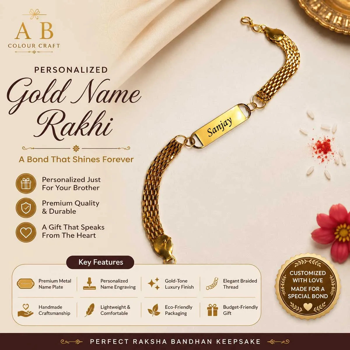 rakhi with name