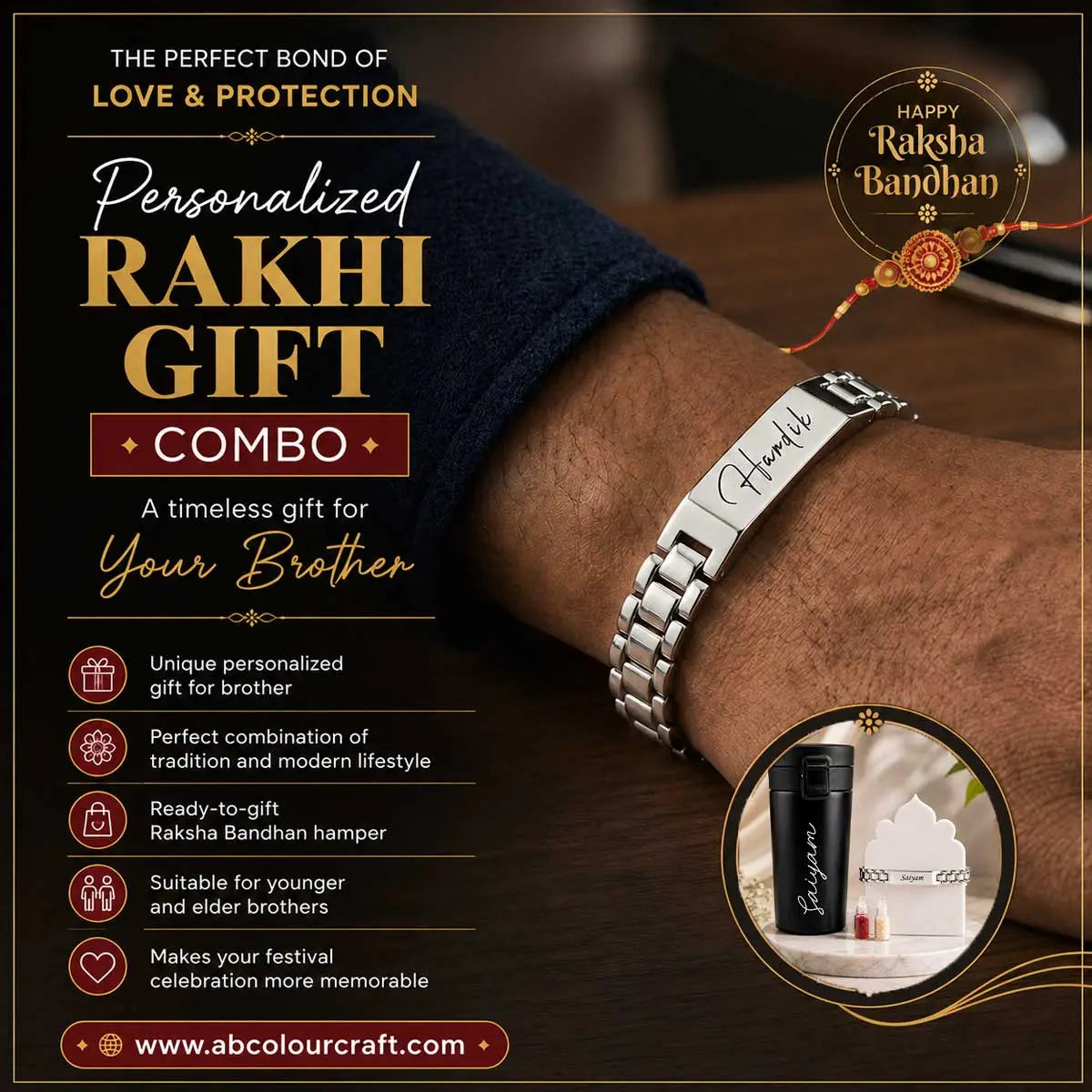 Unique Rakhi Gift Combo Box For Bhai