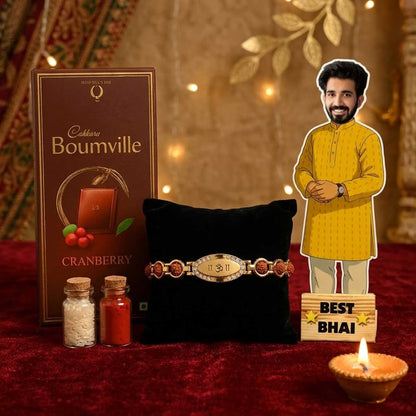 Personalized Rakhi gift with photo frame