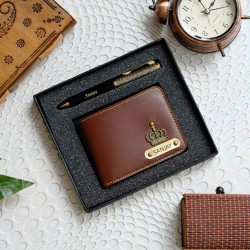 Personalized Men’s Wallet With Pen