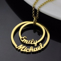 Couples Personalized Name Pendent D141