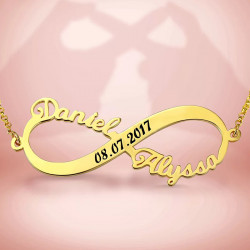 Couples Personalized Name Pendent D162