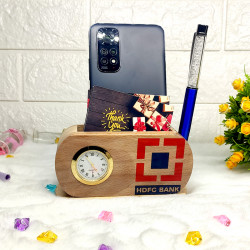 Customized Pen Stand / Wooden Pen Stand