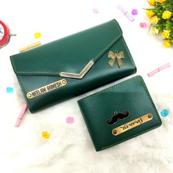 Wallet Gift Set For Couple / Couple Wallet Set