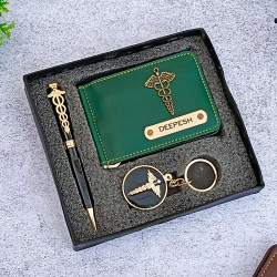 Gift For Doctor / Wallet Pen Keychain Combo