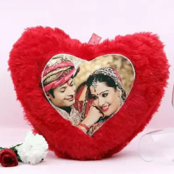 Heart Pillow With Photo