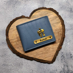 Personalized Crocodile Leather Wallet for Men